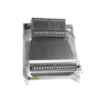image of Arcobaleno APSS200 20" Countertop Pizza Dough Sheeter with Stainless Steel Parallel Rollers 1-30 oz. Portions