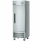 image of Arctic Air AR23 26" One Section Solid Door Reach-In Refrigerator, Bottom Mounted, Stainless Steel, 23 cu. ft.