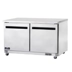image of Arctic Air AUC60R 60"  2-Section Worktop Refrigerator w/ 2 Doors, 15.5 cu. ft.