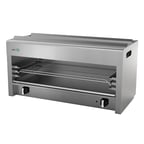 image of Asber AECM-36 36" Gas Infrared Countertop Cheesemelter - 40,000 BTU