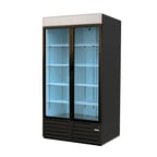 image of Asber ARMD-49 A 54" Merchandiser Refrigerator with 2 Swing Glass Door, 49 cu. ft.