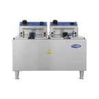 image of Atosa USA ACEF-32 Split Pot Countertop Electric Fryer