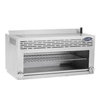 image of Atosa USA ATCM-36 36" Gas Cheesemelter w/ (2) Infrared Burners, Manual Controls, 43.000 BTU