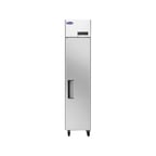 image of Atosa USA MBF15RSGR One Section Slim Reach-In Refrigerator w/ Solid Door, Top Mounted, Stainless Steel, 13 cu. ft.