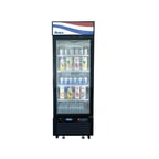 image of Atosa USA MCF8720GR 27" 1 Section Glass Door Freezer Merchandiser in Black, 19.4 cu. ft.