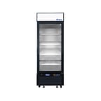 image of Atosa USA MCF8720GRL 27" 1 Left Hinged Glass Door Freezer in Black, 19.4 cu. ft.