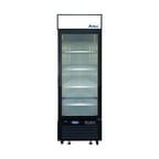 image of Atosa USA MCF8725GR 24" 1-Section Merchandiser Refrigerator w/ Glass Door, 11.1 cu. ft.