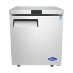 image of Atosa USA MGF8401GRL 27" One Section Undercounter Refrigerator w/ 1 Door, 7.15 cu. ft.