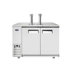 image of Atosa USA MKC58GR 57" 2 Towers Draft Beer Cooler Dispenser, 17.3 cu. ft.