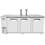 image of Atosa USA MKC90GR 89" 2 Towers Draft Beer Cooler Dispenser, 30.1 cu. ft.