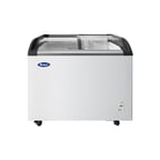 image of Atosa USA MMF9110 41" Glass Chest Freezer, 9.6 cu. ft.