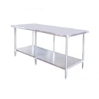 image of Atosa USA SSTW-3096 MixRite Work Table, 96"W x 30"D x 34"H