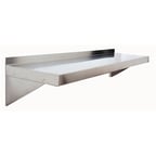 image of Atosa USA SSWS-1248 Solid Stainless Steel Wall Mounted MixRite Shelf - 48" x 12"