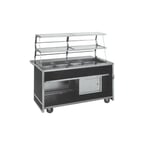 image of Atlas Metal BLC-5-RM 77" Cold Food Serving Counter, Refrigerated,  (5) Pan