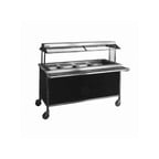 image of Atlas Metal CARM-5 77" Cold Food Serving Counter, Refrigerated, (5) Pan