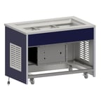 image of Atlas Metal INFRM-5 77" Refrigerated Cold Food Unit, (5) Pan