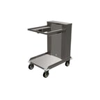 image of Atlas Metal MCR-1020 Stainless Steel Mobile Cantilever Rack Dispenser