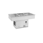 image of Atlas Metal WCMD-C-X-3 Refrigerated Drop-In Cold Food Well Unit