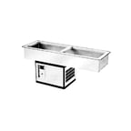 image of Atlas Metal WCMDCL-2 Refrigerated Drop-In Cold Food Well Unit