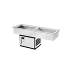 image of Atlas Metal WCML-2 Refrigerated Drop-In Cold Food Well Unit