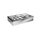 image of Atlas Metal WIC-1 Ice-Cooled Drop-In Cold Food Well Unit