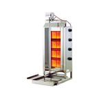 image of Axis AX-VB4 46" Gas Gyro Machine/Vertical Broiler with (4) Infrared Burners, 176 lbs Capacity, 44.382 BTU