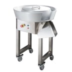 image of BakeMax BMDBR3L Dough Ball Rounder, Legs with Casters, 370 Watts, 115V/1ph