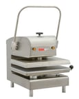 image of BakeMax BMTXM218W 18" Manual Dual Heat Tortilla/ Pizza Dough Press, 3100W, 220V
