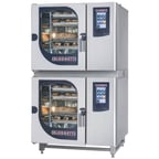 image of Blodgett 61BG/61BG Double Stacked Gas Combi Oven, Boiler