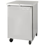 image of Beverage Air BB24HC-1-F-S 24" 1 Section Black Back Bar Cooler with Solid Door
