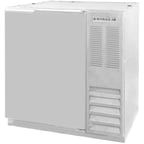 image of Beverage Air BB36HC-1-F-S 36" 1 Section Black Back Bar Cooler with Solid Door