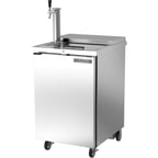 image of Beverage Air BM23HC-C-S 24" Draft Beer Cooler w/ 1 Keg, 7.66 cu. ft., 1 Single-Tap Tower