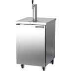 image of Beverage Air DD24HC-1-S 24" Draft Beer Cooler w/ 1 Keg, 7.66 cu. ft., 1 Single-Tap Tower