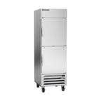 image of Beverage Air HBR23HC-1-HS, 27" One Section Reach-In Refrigerator w/ 2 Solid Half Doors, Bottom Mounted, 1/4 hp, 23 cu. ft.