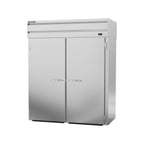 image of Beverage Air PFT2HC-1AS 69" Two Section Roll-Thru Freezer w/ 4 Solid Doors, 78.5 cu. ft.