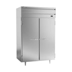 image of Beverage Air PR2HC-1AS 52" Two Section Reach-In Refrigerator w/ 2 Solid Full Doors, Top Mounted, Aluminum Interior, 44.5 cu. ft.