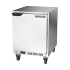 image of Beverage Air UCR24HC 24" One Section Undercounter Refrigerator w/ 1 Door, 4.48 cu. ft.