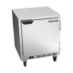 image of Beverage Air UCR27HC 27" One Section Undercounter Refrigerator w/ 1 Door, 5.25 cu. ft.