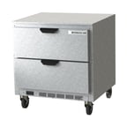 image of Beverage Air UCRD32AHC-2 32" One Section Undercounter Refrigerator w/ 2 Drawers, 7.2 cu. ft.