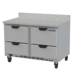 image of Beverage Air WTFD48AHC-4-FIP 48" 2-Section Worktop Freezer w/ 4 Drawers, 11.4 cu. ft.