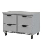 image of Beverage Air WTFD48AHC-4-FLT 48" 2-Section Worktop Freezer w/ 4 Drawers, 11.4 cu. ft.