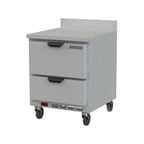 image of Beverage Air WTRD27AHC-2 27" 1-Section Worktop Refrigerator w/ 2 Drawers, 6.13 cu. ft.