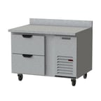 image of Beverage Air WTRD46AHC-2 46" 1-Section Worktop Refrigerator w/ 2 Drawers, 10.8 cu. ft.