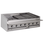 image of Bakers Pride L-60RS-R 60" Low Profile Countertop Gas Radiant Charbroiler w/ (13) Burners, 195.000 BTU
