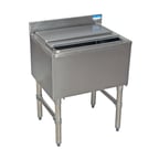 image of BK Resources UB4-18-IB48 48" Underbar Ice Bin / Cocktail Unit, 140 lbs capacity