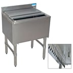 image of BK Resources UB4-18-IBCP36-7 36" Underbar Ice Bin with 7-Circuit Cold Plate, 100 lbs Capacity
