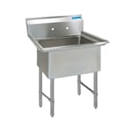 image of BK Resources BKS-1-1824-14S 23" (1) One Compartment Sink