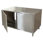 image of BK Resources CST-2436H2 Cabinet Base Hinged Doors Work Table