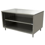 image of BK Resources CST-3036 36" Cabinet Base Open Front Work Table