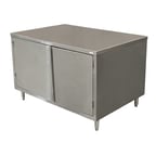 image of BK Resources CST-3036H 36" Cabinet Base Hinged Doors Work Table